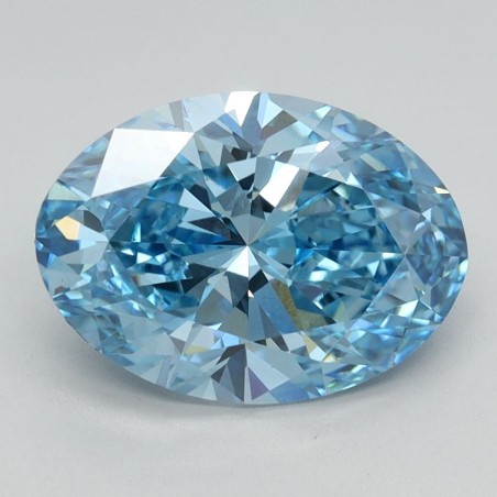 Diament laboratoryjny o barwie fantazyjnej szlif owalny, 2.23ct, VVS2, Fancy Vivid Blue, IGI LG586338260