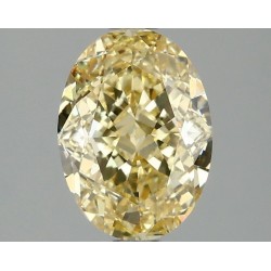 Diament laboratoryjny o barwie fantazyjnej szlif owalny, 2.1ct, VVS2, Fancy Intense Yellow, IGI LG674503509