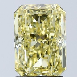 Diament laboratoryjny o barwie fantazyjnej radiant, 2.08ct, VVS2, Fancy Vivid Yellow, IGI LG678589690
