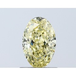 Diament laboratoryjny o barwie fantazyjnej szlif owalny, 1.09ct, VVS2, Fancy Intense Yellow, IGI LG671438792