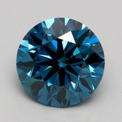 Diament laboratoryjny o barwie fantazyjnej szlif okrągły, 2.11ct, VVS2, Fancy Vivid Blue, IGI LG464185660