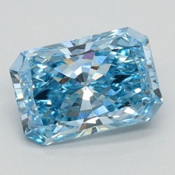Diament laboratoryjny o barwie fantazyjnej radiant, 0.95ct, VVS2, Fancy Vivid Blue, IGI LG626423462