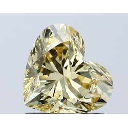 Diament laboratoryjny o barwie fantazyjnej serce, 1.08ct, VVS2, Fancy Vivid Yellow, IGI LG671438947