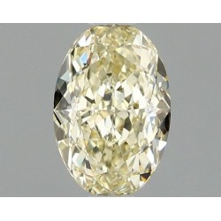 Diament laboratoryjny o barwie fantazyjnej szlif owalny, 1.09ct, VVS2, Fancy Light Yellow, IGI LG674532090