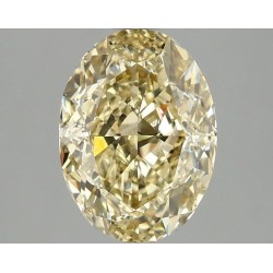 Diament laboratoryjny o barwie fantazyjnej szlif owalny, 2.03ct, VVS2, Fancy Intense Yellow, IGI LG675599555