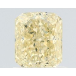 Diament o barwie fantazyjnej radiant, 1.01ct, VVS2, Fancy Light Yellow, GIA 2524287856