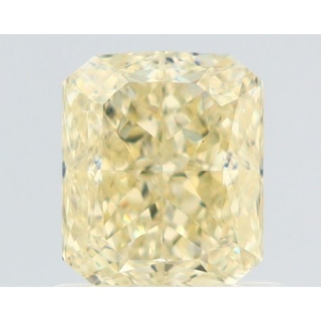 Diament o barwie fantazyjnej radiant, 1.01ct, VVS2, Fancy Light Yellow, GIA 2524287856