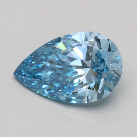 Diament laboratoryjny o barwie fantazyjnej szlif gruszkowy, 0.51ct, VVS2, Fancy Vivid Blue, IGI LG508149760
