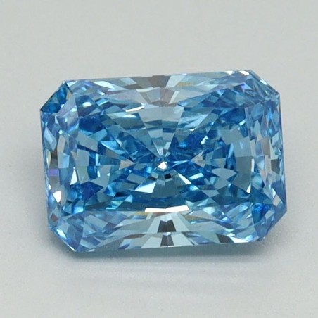 Diament laboratoryjny o barwie fantazyjnej radiant, 1.06ct, VVS2, Fancy Vivid Blue, IGI LG652421466