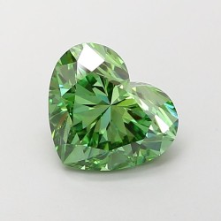 Diament laboratoryjny o barwie fantazyjnej serce, 2.93ct, VVS2, Fancy Vivid Green, IGI LG741524893