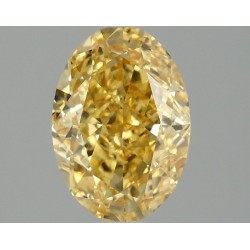 Diament laboratoryjny o barwie fantazyjnej szlif owalny, 1.58ct, VVS2, Fancy Vivid Yellow, IGI LG675567817