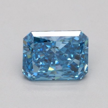 Diament laboratoryjny o barwie fantazyjnej radiant, 0.67ct, VVS2, Fancy Vivid Blue, IGI LG516252821