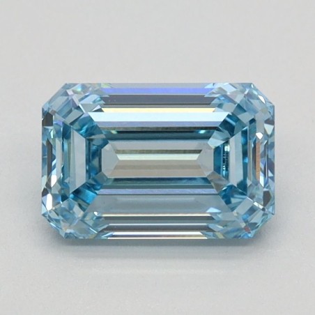 Diament laboratoryjny o barwie fantazyjnej szlif szmaragdowy, 1.12ct, VVS2, Fancy Intense Blue, IGI LG620424096