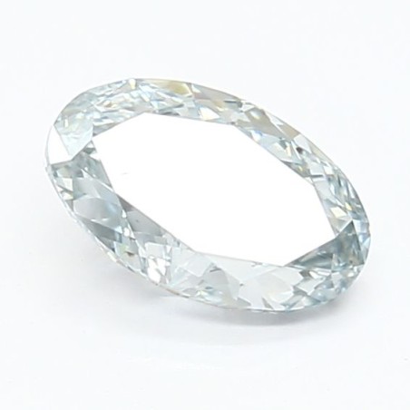 Diament laboratoryjny o barwie fantazyjnej szlif owalny, 1.1ct, VVS1, Fancy Light Blue, IGI LG645435638