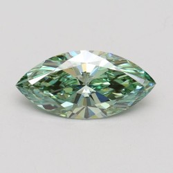 Diament laboratoryjny o barwie fantazyjnej markiza, 1.04ct, VVS2, Fancy Vivid Green, IGI LG611389014