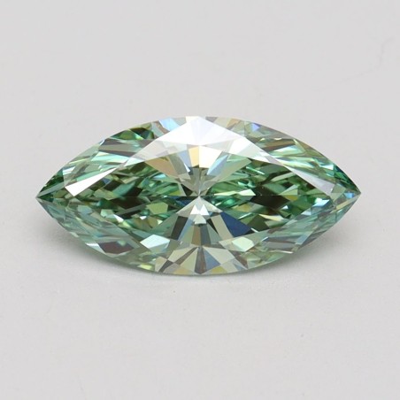 Diament laboratoryjny o barwie fantazyjnej markiza, 1.04ct, VVS2, Fancy Vivid Green, IGI LG611389014