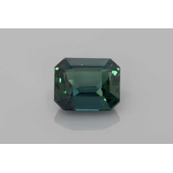 Szafir szlif szmaragdowy, 3.71 ct, TEAL, GIA 7508019858