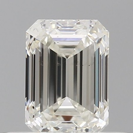 Diament szlif szmaragdowy, 0.5ct, SI1, I, GIA 7531593086