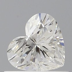 Diament serce, 0.56ct, VVS2, H, GIA 7531504651