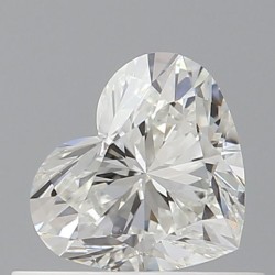 Diament serce, 0.5ct, VVS2, H, GIA 2536476271