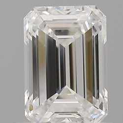 Diament szlif szmaragdowy, 0.62ct, VS1, F, GIA 2526363889