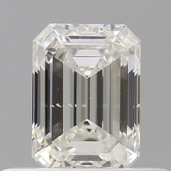 Diament szlif szmaragdowy, 0.5ct, SI2, H, GIA 2536470607