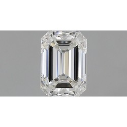 Diament szlif szmaragdowy, 0.5ct, VVS2, G, GIA 2537719398