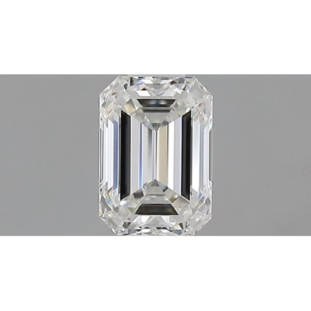 Diament szlif szmaragdowy, 0.5ct, VVS2, G, GIA 2537719398