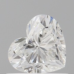 Diament serce, 0.5ct, VVS2, F, GIA 1538468466