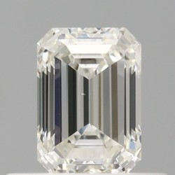 Diament szlif szmaragdowy, 0.5ct, VS1, H, GIA 1538119327