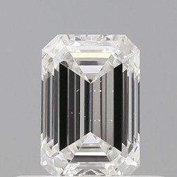 Diament szlif szmaragdowy, 0.5ct, VS2, F, GIA 1538497513