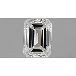 Diament szlif szmaragdowy, 0.5ct, VVS1, F, GIA 2537719986