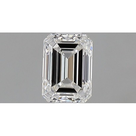 Diament szlif szmaragdowy, 0.5ct, VVS1, F, GIA 2537719986
