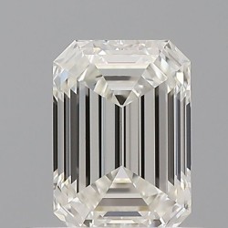 Diament szlif szmaragdowy, 0.5ct, VVS1, H, GIA 6531126246