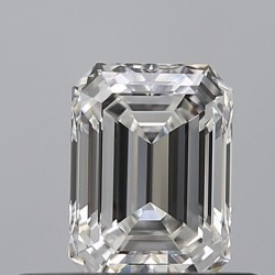 Diament szlif szmaragdowy, 0.5ct, VVS1, F, GIA 1539718260