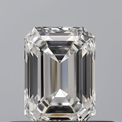 Diament szlif szmaragdowy, 0.5ct, VS1, F, GIA 7531772335