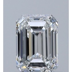 Diament szlif szmaragdowy, 0.7ct, VS2, F, GIA 7528425440