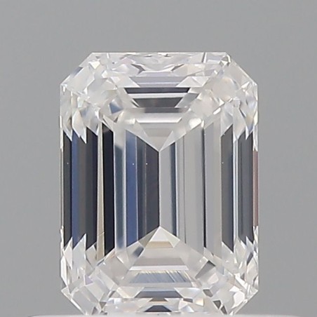 Diament szlif szmaragdowy, 0.5ct, SI1, D, GIA 7523193135