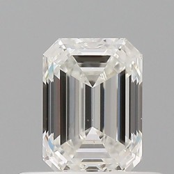 Diament szlif szmaragdowy, 0.5ct, VS2, G, GIA 6531593106