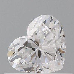 Diament serce, 0.5ct, VVS2, D, GIA 6521449245