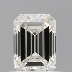 Diament szlif szmaragdowy, 0.54ct, VVS1, H, GIA 6535591083