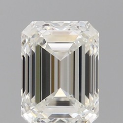 Diament szlif szmaragdowy, 0.5ct, VS1, H, GIA 6532593844