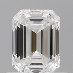 Diament szlif szmaragdowy, 0.7ct, VVS2, D, GIA 6525511535