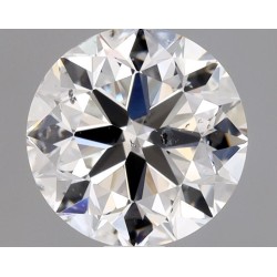 Diament szlif okrągły, 1.01ct, SI2, H, GIA 2537669032