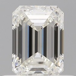 Diament szlif szmaragdowy, 0.58ct, VVS2, H, GIA 6532590956