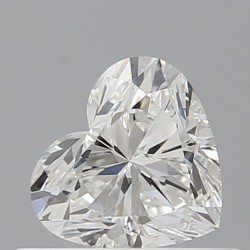 Diament serce, 0.5ct, VVS1, F, GIA 7538590667