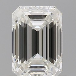 Diament szlif szmaragdowy, 0.72ct, VVS1, H, GIA 6535596854