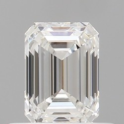 Diament szlif szmaragdowy, 0.5ct, VVS2, G, GIA 6532503003