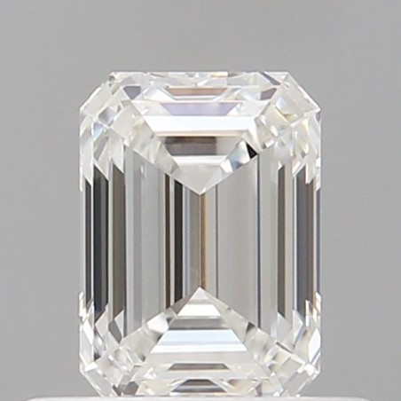 Diament szlif szmaragdowy, 0.5ct, VVS2, G, GIA 6532503003