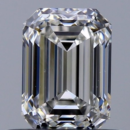 Diament szlif szmaragdowy, 0.51ct, VS2, G, GIA 1528070026